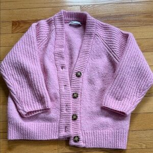 Cozy Pink Knit Cardigan for women